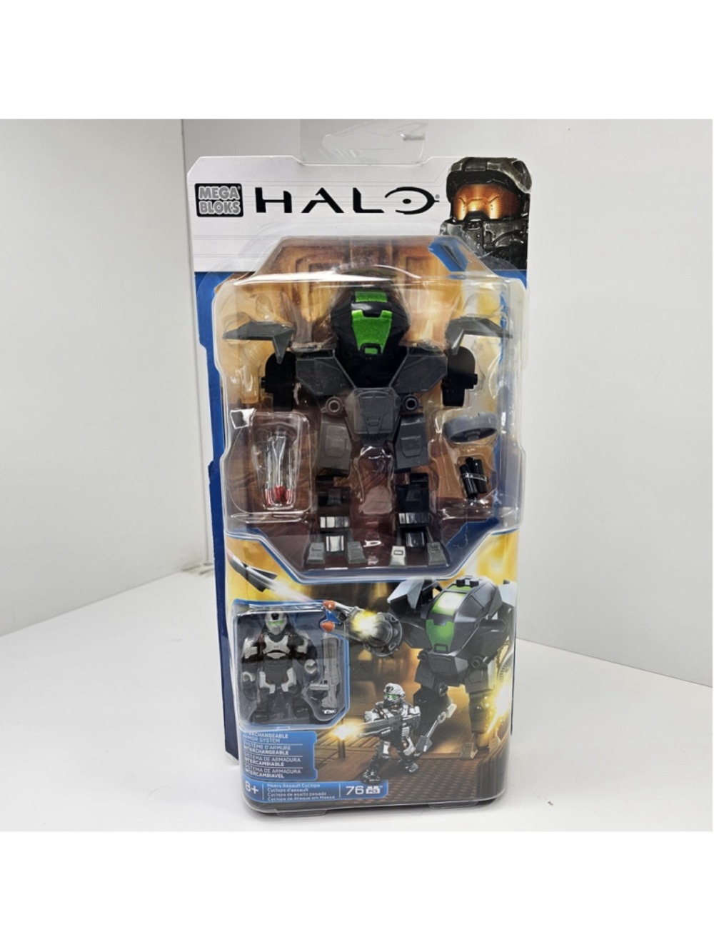 Mega Bloks Halo Heavy Assault Cyclops CNC98 76 Pcs UNSC Marine